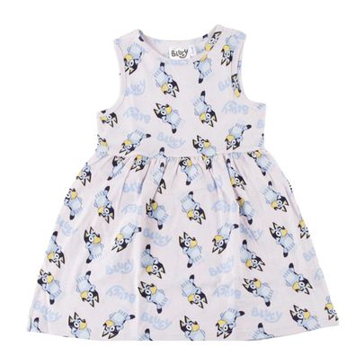 Bluey Kleid Kinder Baumwollkleid Freizeitkleid Sommerkleid Mädchen