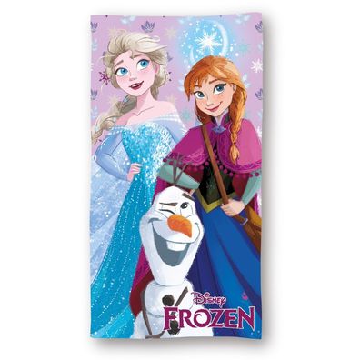 Disney Frozen Strandhandtuch Mikrofaser 140x70 – Leichtes Badehandtuch für Meer