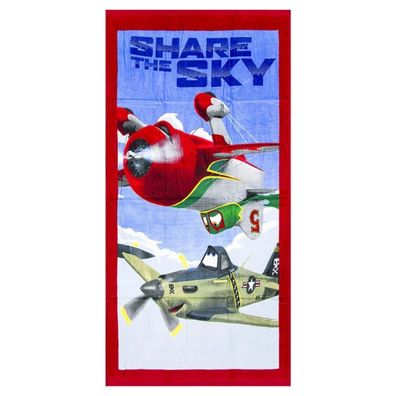 Disney Planes Strandtuch großes Badetuch für Jungen & Mädchen 70 x 140 cm