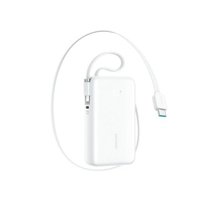 Joyroom JR-PR2L Powerbank 10000 mAh 35W mit einziehbarem USB-C Kabel und iPhone-Kabel