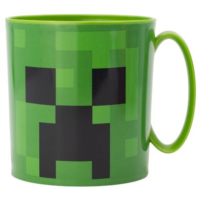 Minecraft Becher Mikrowellengeeigneter Kunststoffbecher 390?ml – Motivbecher für
