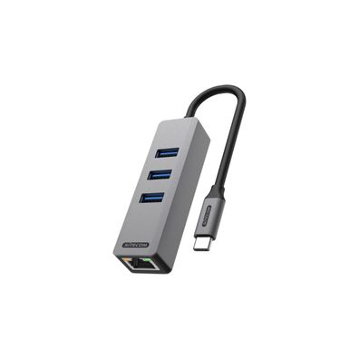 Sitecom USB-C-zu-Ethernet + 3x USB-Hub (AD-1008)