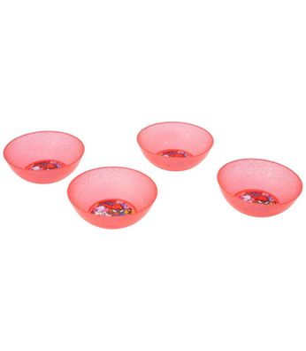 Spiderman Kinder Schalen Set 4 teilig Polypropylen für Zuhause Kindergarten und