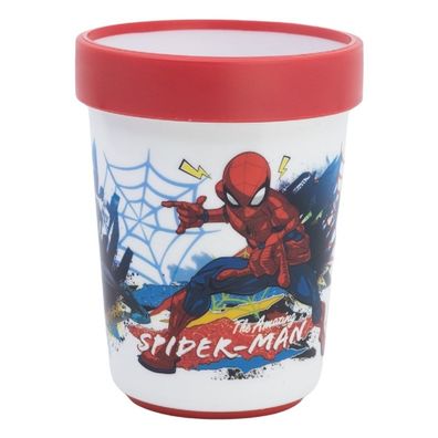 Spiderman Kindergeschirr ab 4 Jahren Tasse für Kinder mikrowellengeeignet 260 ml