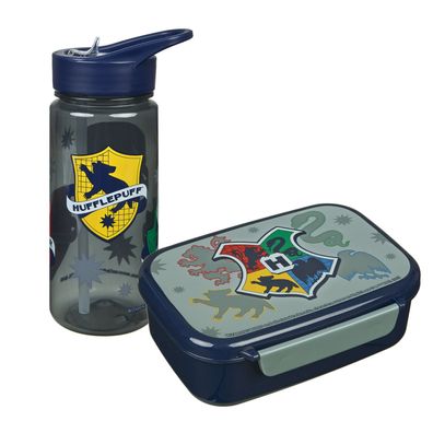 Harry Potter Lunch Set mehrfarbig Verpflegungsset Brotdose Trinkflasche für Schule