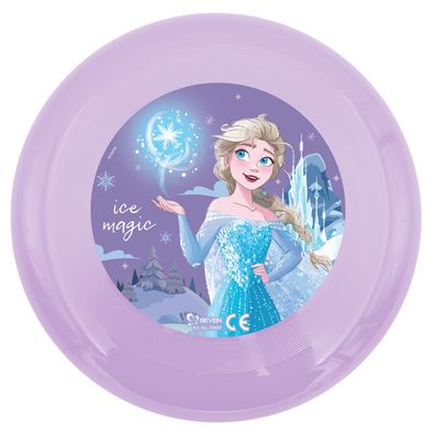Disney Frozen Frisbee Wurfscheibe 23 cm leichtes Spielzeug für Freizeit Urlaub