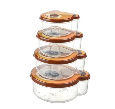 Aufbewahrungsdosen für Kinder - 4er Set mit Tiermotiven, BPA-Frei & stapelbar