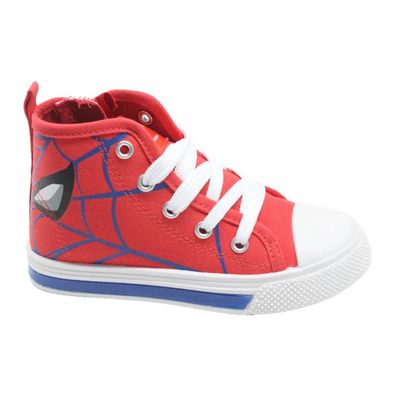 Spiderman Kinder Sneaker mit LED-Licht, Baumwollschuhe, Sportschuhe Jungen