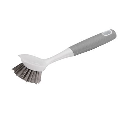 Spülbürste mit Nylonborsten & Kunststoffgriff - 21 cm, rund & langlebig