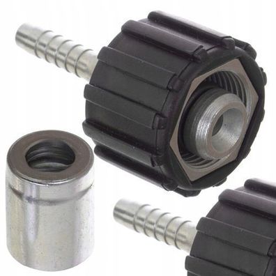 Rosfix Schlauchtülle M22x1,5 – für DN6 1/4" | Stift 15 mm, Metall