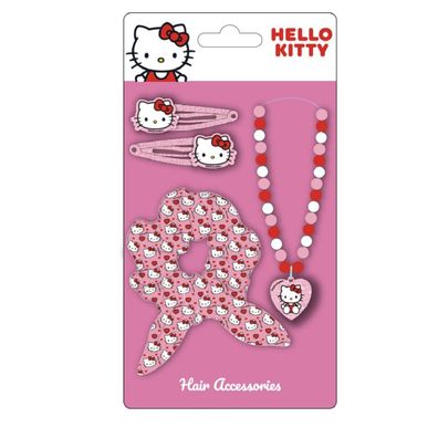Hello Kitty Accessoires-Set – Kinderschmuck & Haarzubehör im Set