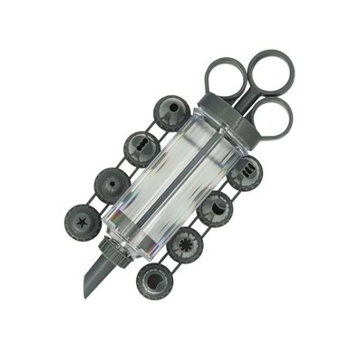 Garnierspritzen Set 10-teilig mit 9 Aufsätzen - Für Tortendekoration, Cupcakes