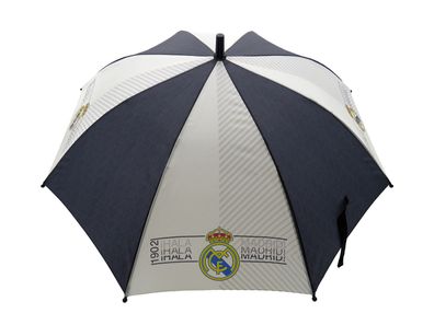 Real Madrid Regenschirm Stockschirm 96 cm mit gebogenem Griff