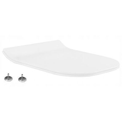 Mexen Sitz mit Absenk-Automatik schlank, duroplast, Weiß - 39080100