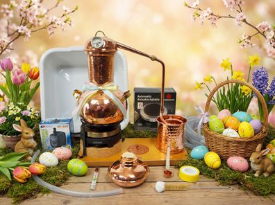 CopperGarden®" 2 Liter Tischdestille ARABIA | Sorgenfrei Paket mit allem Zubehör