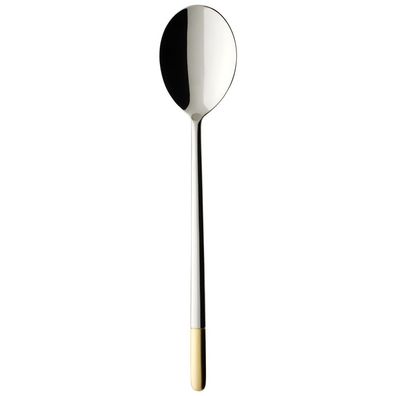 Villeroy & Boch – Ella teilvergoldet Salat/Kompottlöffel 233 x 48 x 26 mm – Edelst