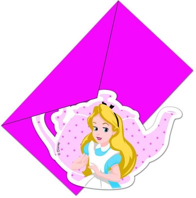 Alice im Wunderland Gestanzte Einladungskarten Tee Party Tea Invites Invitation