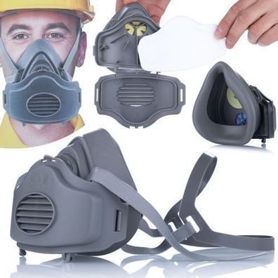 Rosfix Atemschutzmaske KN95 – Silikonrand, Filter, verstellbar | Mehrweg