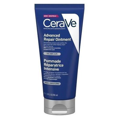 CeraVe Intensivpflege für Gesicht, Körper und Lippen - Regenerierender Balsam, 8
