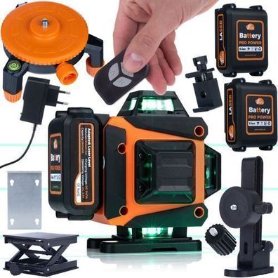 Rosfix Kreuzlinienlaser RAPH 16L – 16 Linien Grün | USB-C, IP54, Set mit Koffer