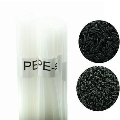 Rosfix Kunststoff-Schweißdraht PE-S Weiß – 100g | 260–300°C, 42 cm Mix