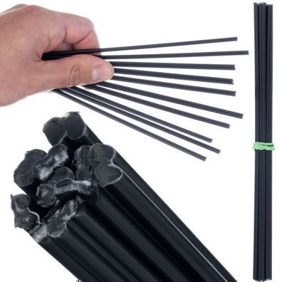 Rosfix Kunststoff-Schweißdraht PP Schwarz – 10x 20 cm | 260–330°C