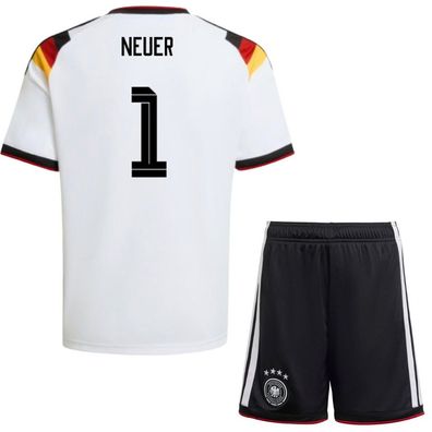 DFB Deutschland Fußball Trikot WM 2026 Heimtrikot Set für Kinder Neuer 1