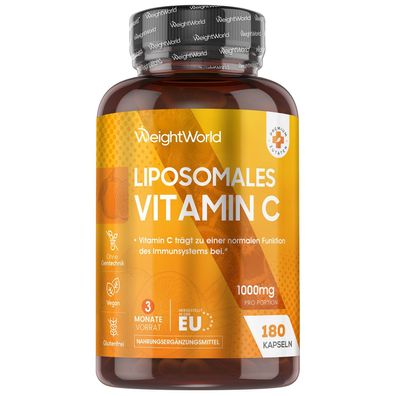 Liposomales Vitamin C - 1000mg Vit C, 100mg Sonnenblumenphospholipide