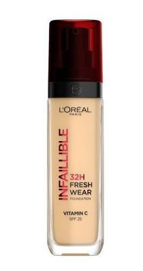 L'Oreal Paris Infallible 32H Langhaftendes Make-up 130 Beige Peau, 30ml
