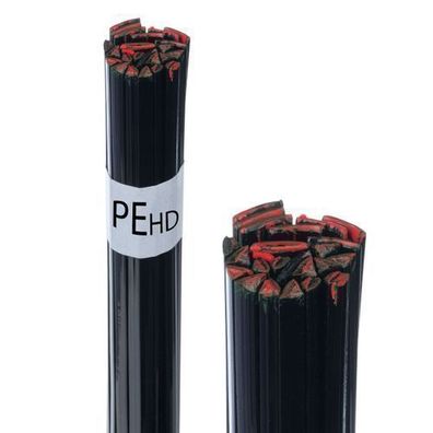 Rosfix Kunststoff-Schweißdraht PEHD Schwarz 50g – 260–310°C | 42 cm Mix