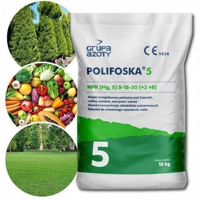 Garten Volldünger Kalium Dünger Gemüse Obst Getreide Pflanzen NPK 5-15-30 10kg