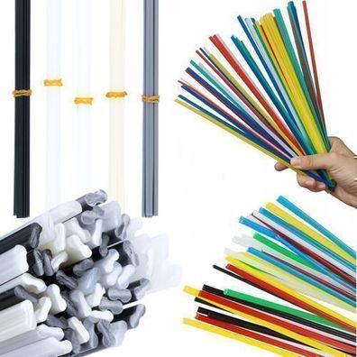 Rosfix Set Kunststoff-Schweißstäbe – 5 Typen | 50 Stk 0,5×250 mm