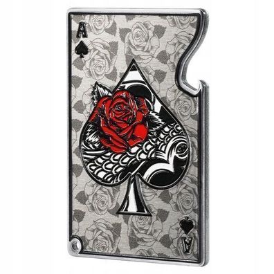 KADAX Flaschenöffner, Kapselheber, Spielkarte Design, Bieröffner aus Stahl