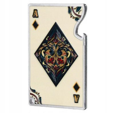 KADAX Flaschenöffner, Kapselheber, Spielkarte Design, Bieröffner aus Stahl