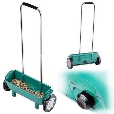 KADAX Sämaschine auf Rädern 12L Grün