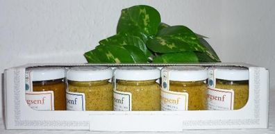 Bio Senf 5er Pack je 50ml zum Schnabulieren