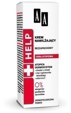 AA Hilfe, feuchtigkeitsspendende Creme fuer atopische Haut, duftfrei, 50 ml