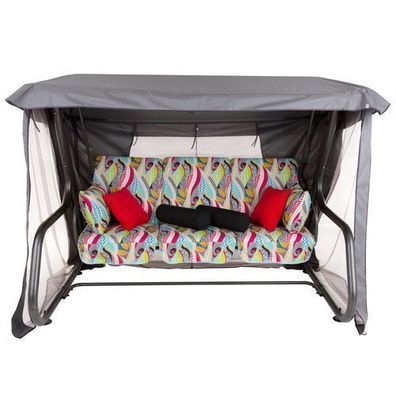 Hollywoodschaukel mit Moskitonetz Venezia Lux 4-Sitzer G039-11HB PATIO