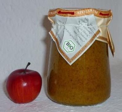 Bio Senf Apfeltraum 160ml im Glas