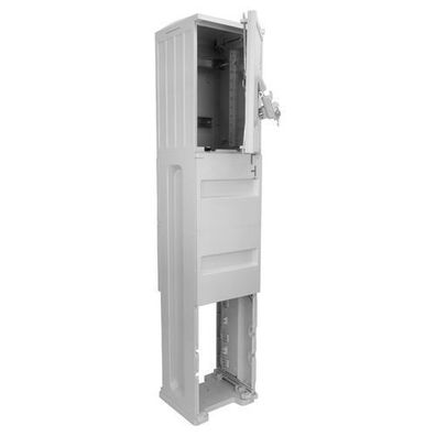 Baustromverteiler auf Fundament Stromverteiler ohne Schutz Leergehäuse Doktorvolt