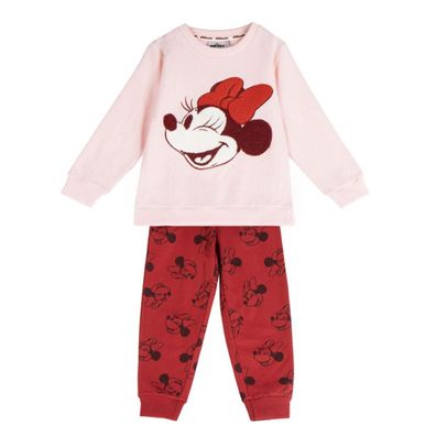 Disney Minnie Mouse Kinder Trainingsanzug Baumwollmix Zweiteiler Freizeitanzug