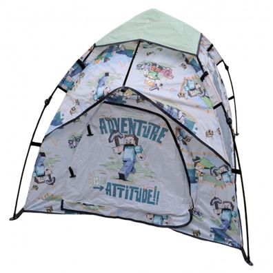 Minecraft Kinder Spielzelt Indoor Outdoor 135,5 x 135,5 x 105 cm