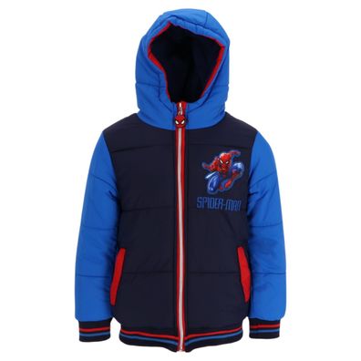 Spiderman Winterjacke Jungen 3–8 Jahre mit Kapuze