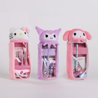 Hello Kitty Etui – Plüsch Federmäppchen für Schule & Schreibwaren