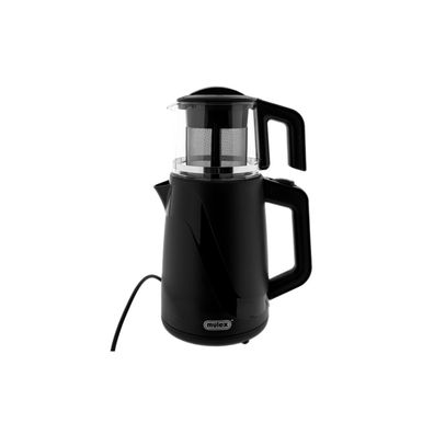 Mulex Tee Express 2-in-1 Teekocher & Wasserkocher - 1L + 2L, 1650W - Schwarz