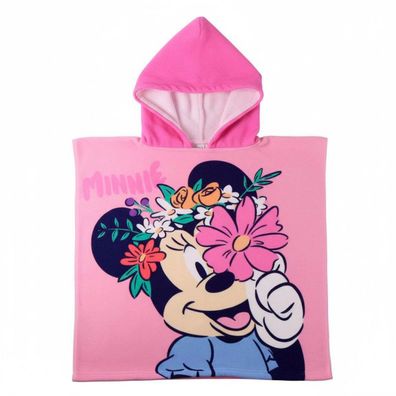 Disney Minnie Mouse Strandponcho Kinder 55 × 77 cm 250 gsm schnell trocknend
