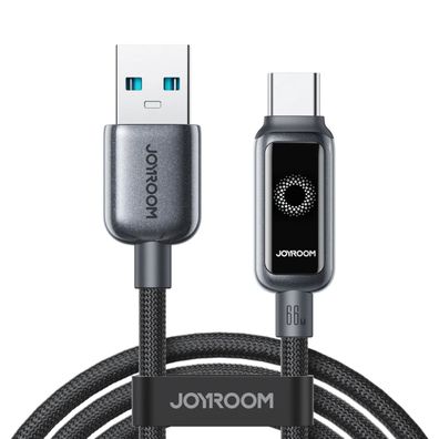 Joyroom S-A55 StarFlight 66W USB-A auf USB-C Kabel 1,2 m schwarz