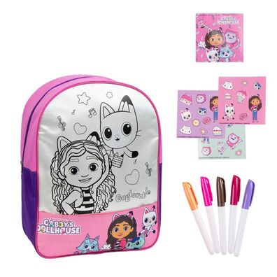 Gabby’s Dollhouse DIY Set – Rucksack zum Gestalten für Kinder