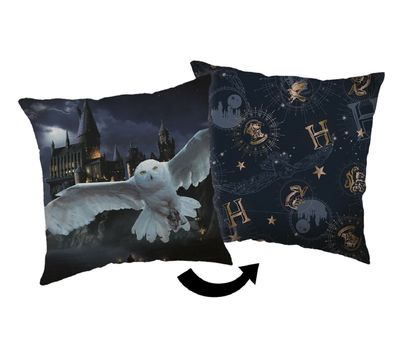 Harry Potter Kopfkissen (1 Stück) Premium Dekokissen mit beidseitigem Digitaldruck