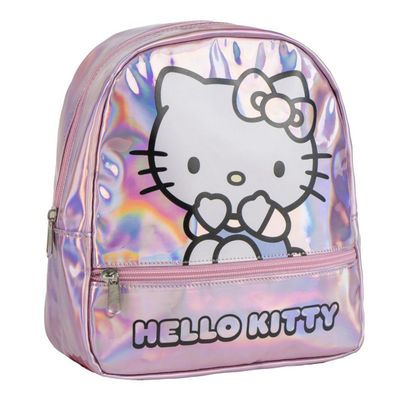 Hello Kitty Kinder Rucksack Iridescent Casual Rucksack kompakt leicht